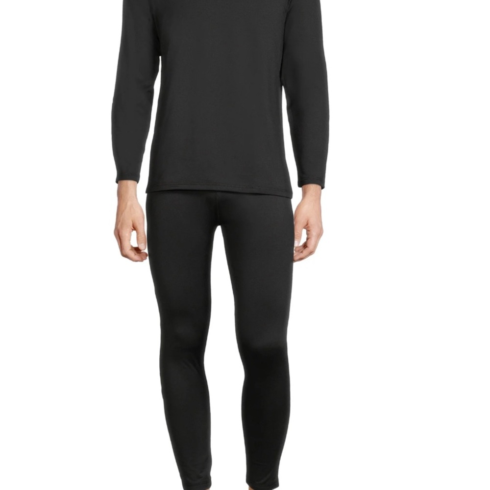 isotoner Men's Baselayer Set - Black - Picture 4 of 5
